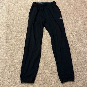 mens small black champion jogger sweatpants